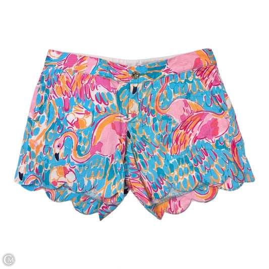 Shorts Designer By Lilly Pulitzer In Blue & Pink, Size: 0
