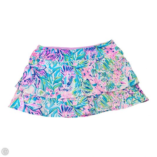 Skort Designer By Lilly Pulitzer In Multi-colored, Size: Xl