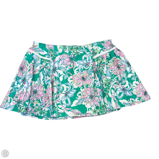 Skort Designer By Lilly Pulitzer In Green, Size: Xl