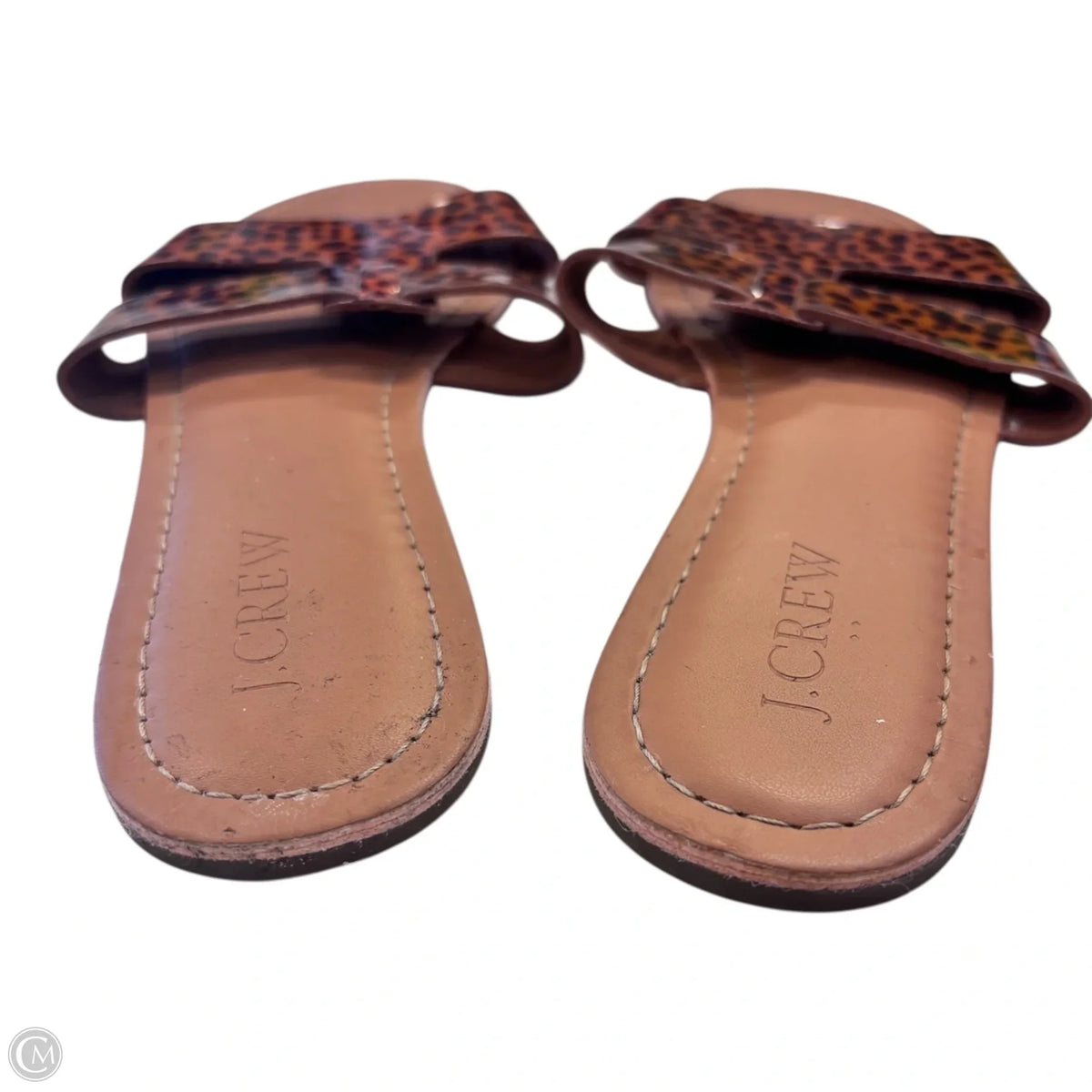 Sandals Flats By J. Crew In Tortoise Shell Print, Size: 8