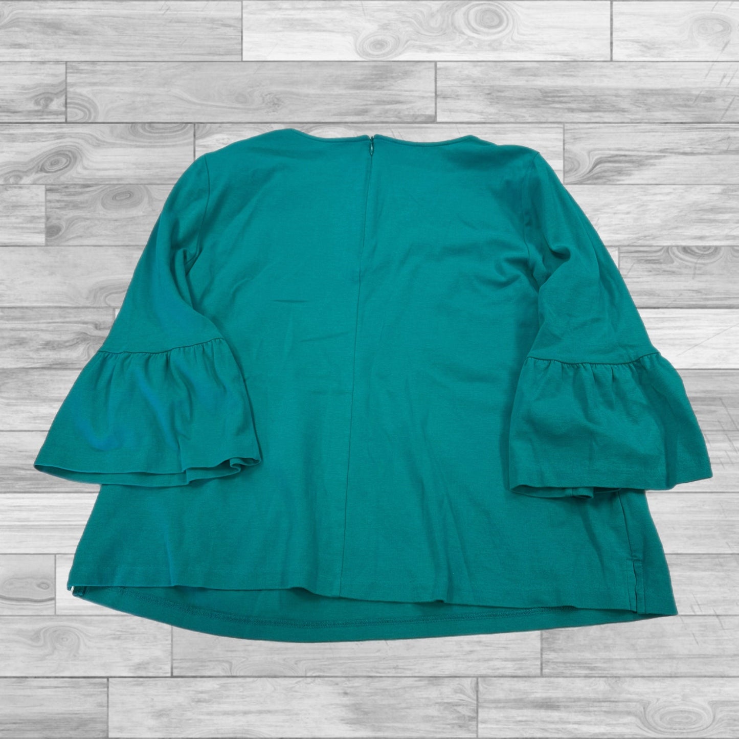 Top Short Sleeve By Talbots In Teal, Size: Xl