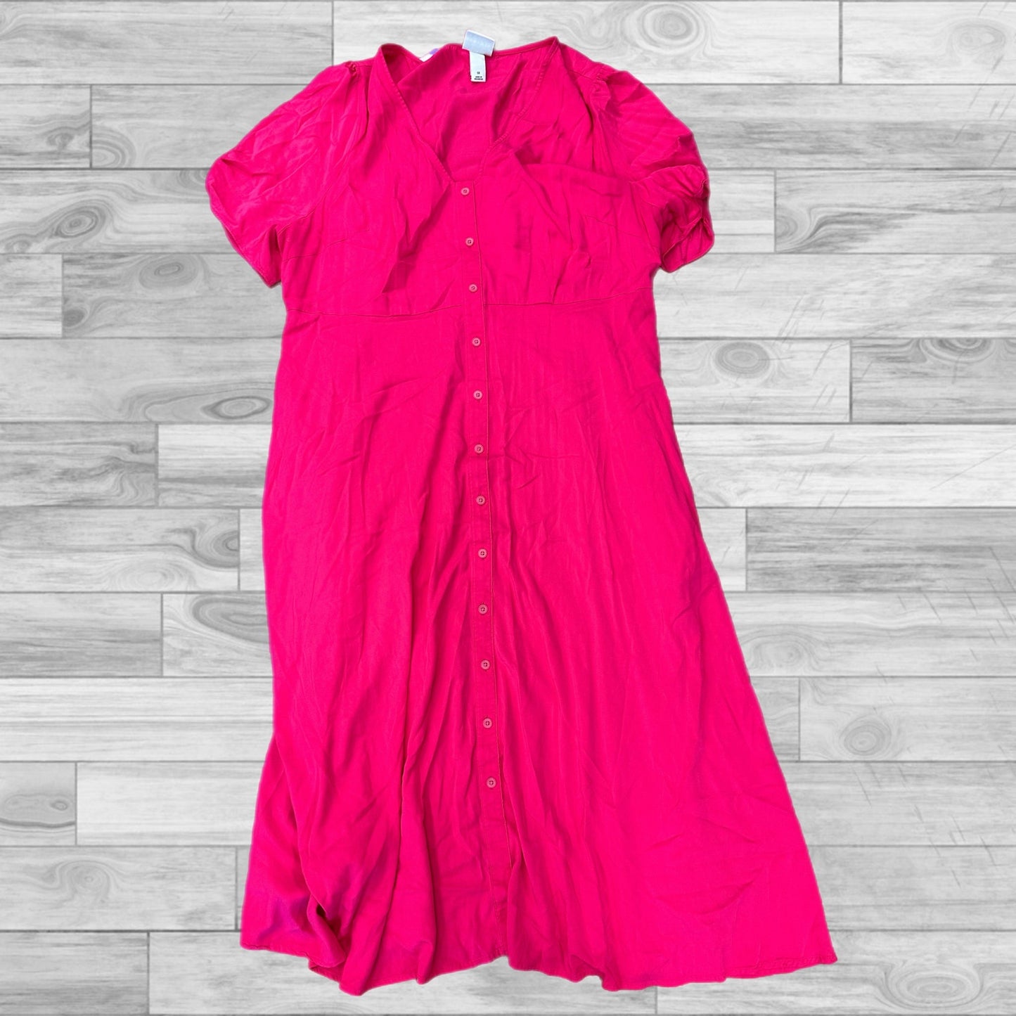 Pink Dress Casual Maxi Ava & Viv, Size 1x