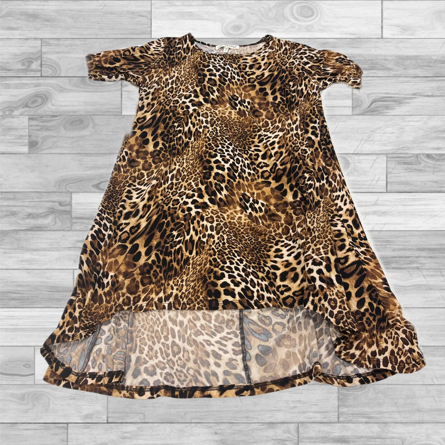 Dress Casual Midi By Clothes Mentor In Animal Print, Size: 1x