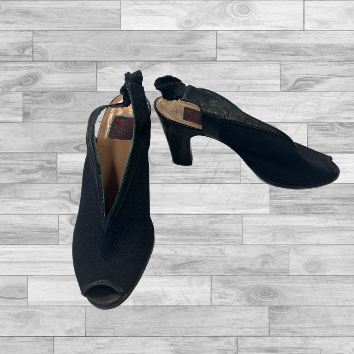 Shoes Heels Block By Cmb In Black, Size: 7