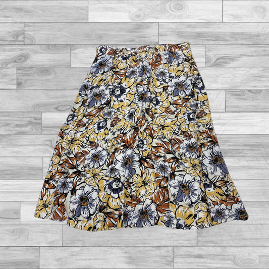 Skirt Midi By Philosophy In Floral Print, Size: M