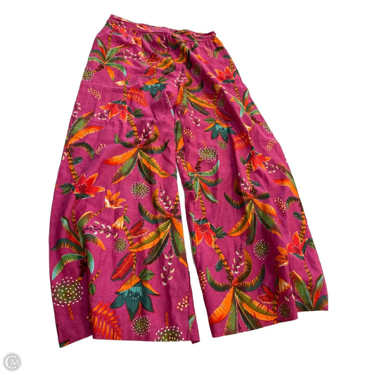 Pants Linen By Rachel Roy In Floral Print, Size: L