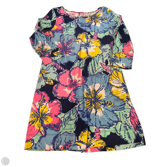 Dress Designer By Lilly Pulitzer In Floral Print, Size: Xl