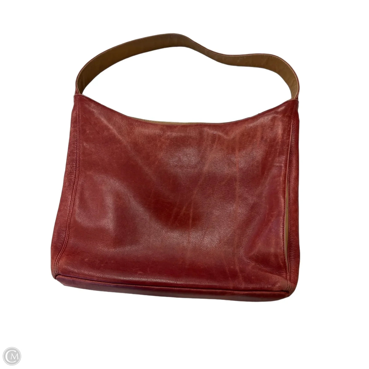 Crossbody Leather By Clothes Mentor, Size: Medium