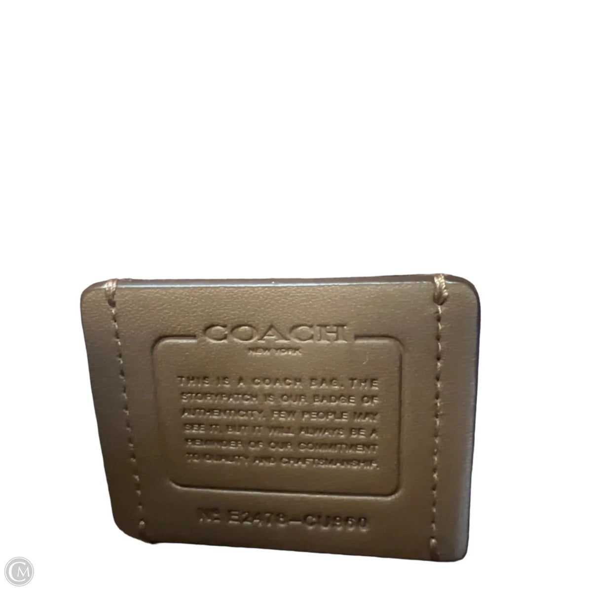 Crossbody Designer By Coach, Size: Medium