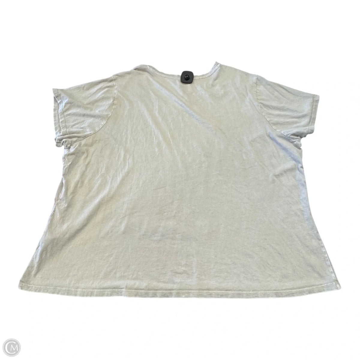 Top Short Sleeve Basic By Disney In Tan, Size: 3x