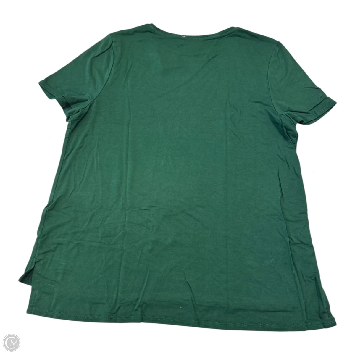 Top Short Sleeve Basic By Alfani In Green, Size: Sp