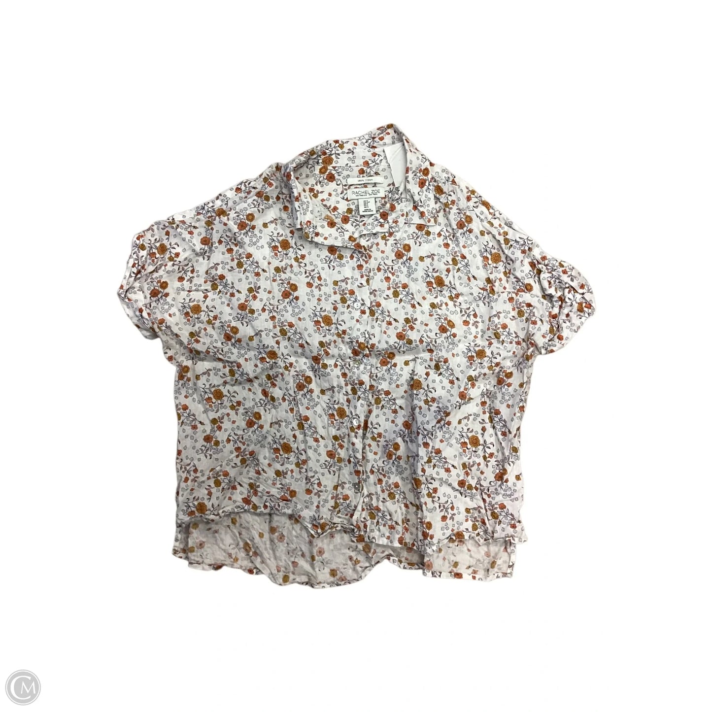 Top Short Sleeve By Rachel Zoe In Floral Print, Size: S