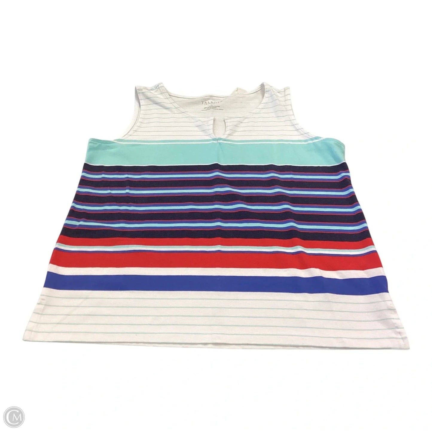 Top Sleeveless By Talbots In Striped Pattern, Size: Sp