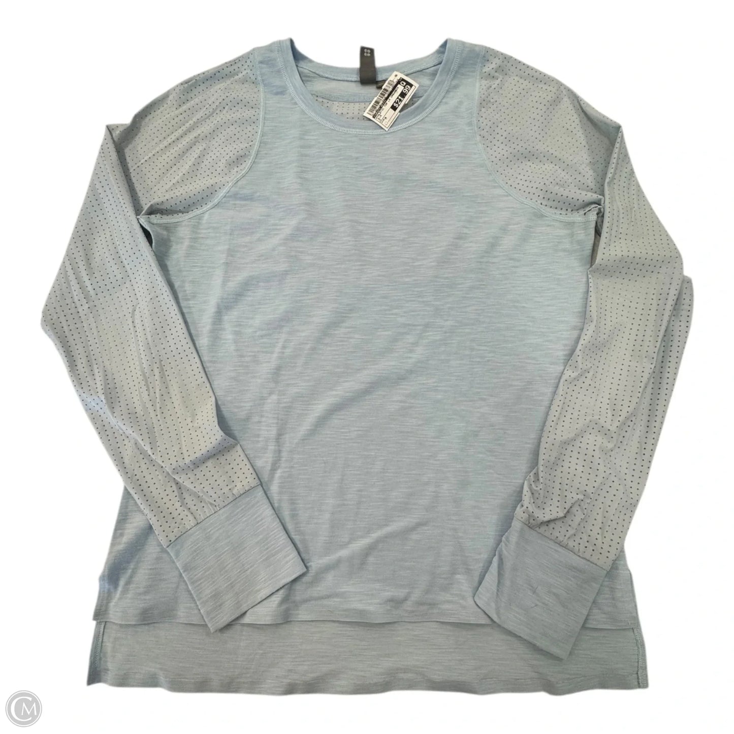 Athletic Top Long Sleeve Crewneck By Sweaty Betty In Blue, Size: M