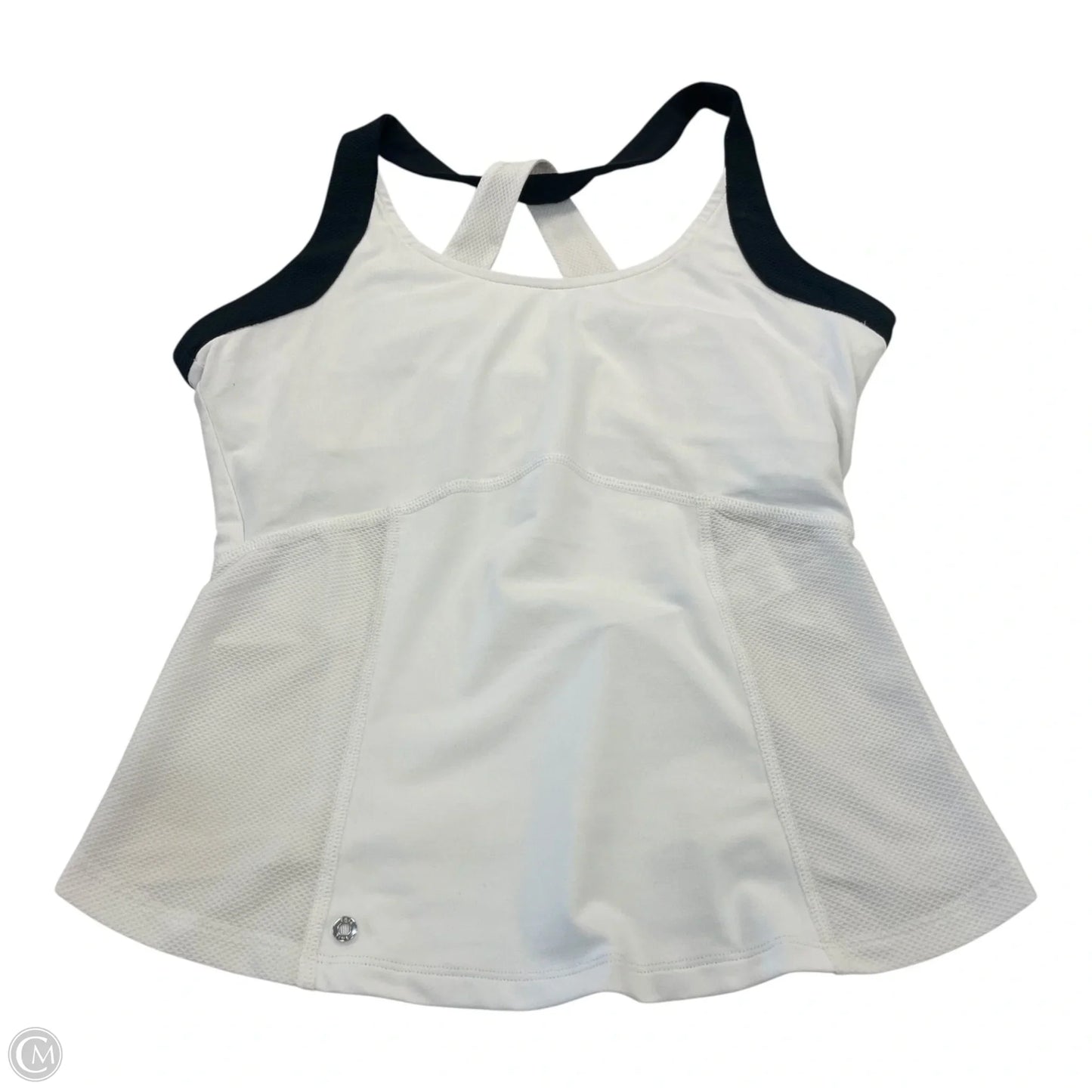 Athletic Tank Top By Tail In Black & White, Size: S