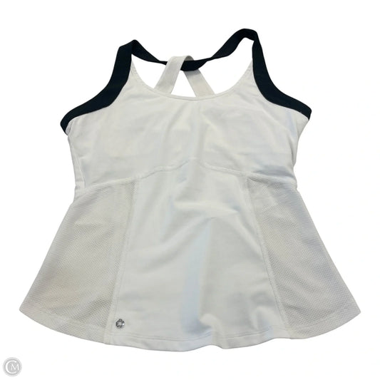 Athletic Tank Top By Tail In Black & White, Size: S