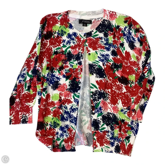 Cardigan By Clothes Mentor In Multi-colored, Size: M