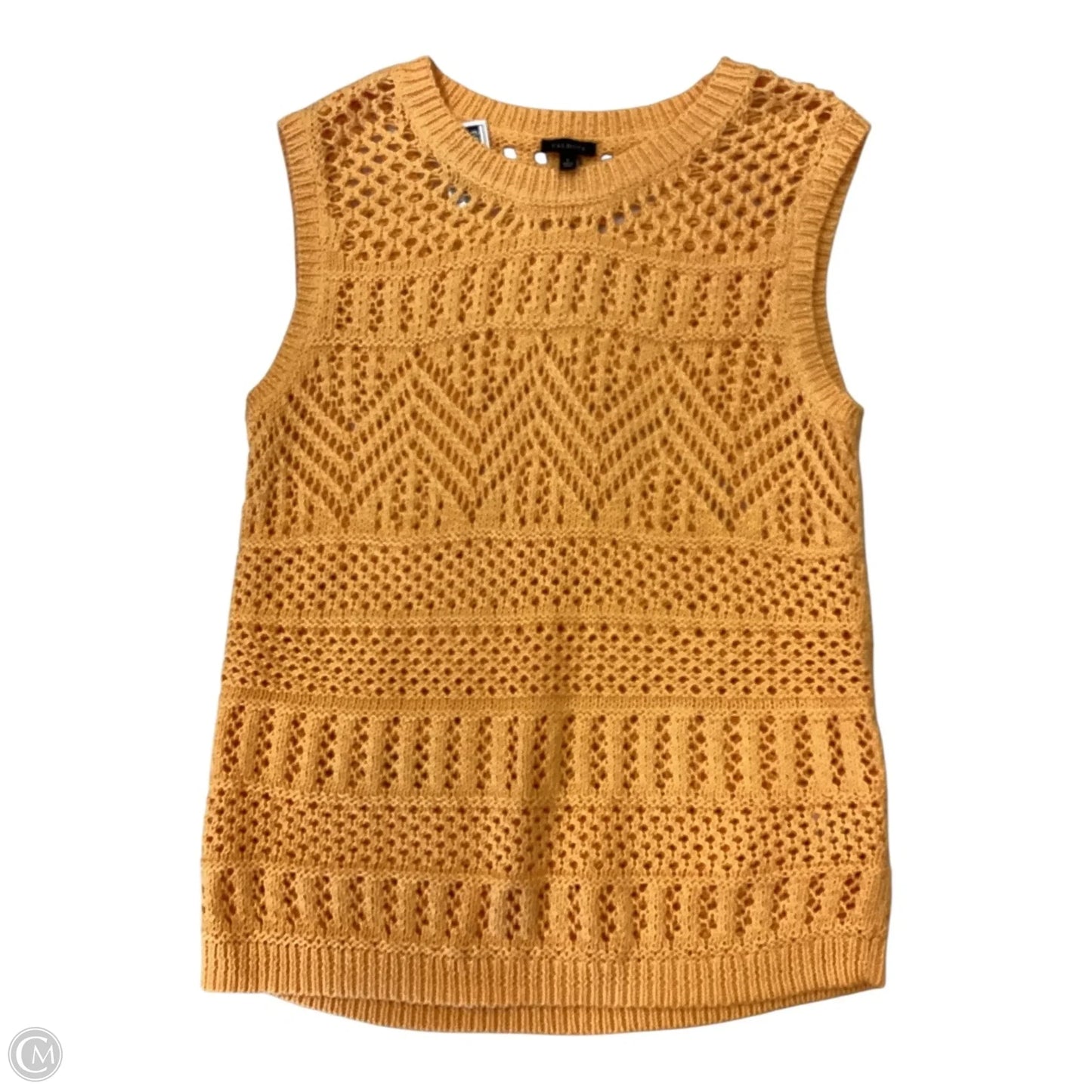 Top Sleeveless By Talbots In Orange, Size: S