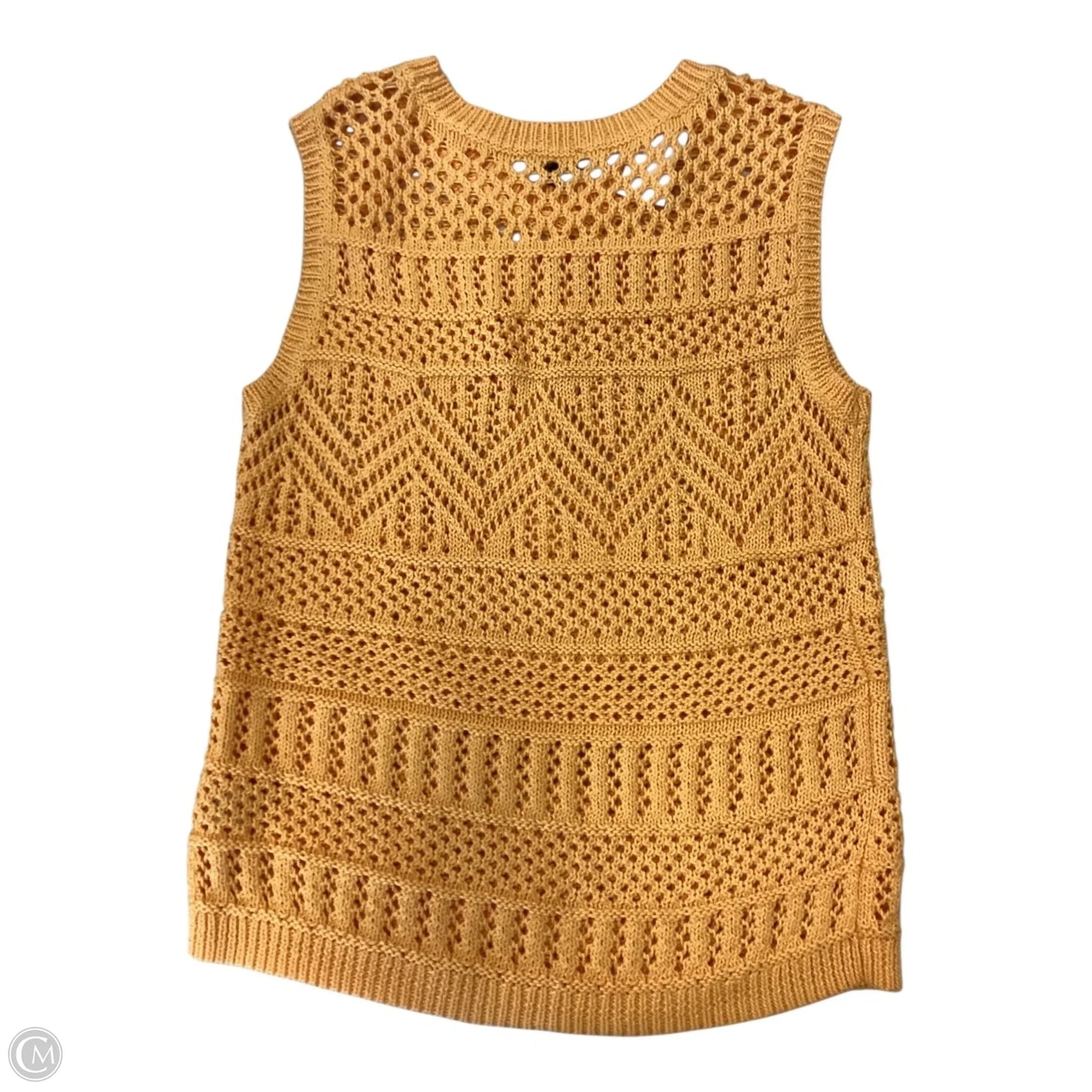 Top Sleeveless By Talbots In Orange, Size: S