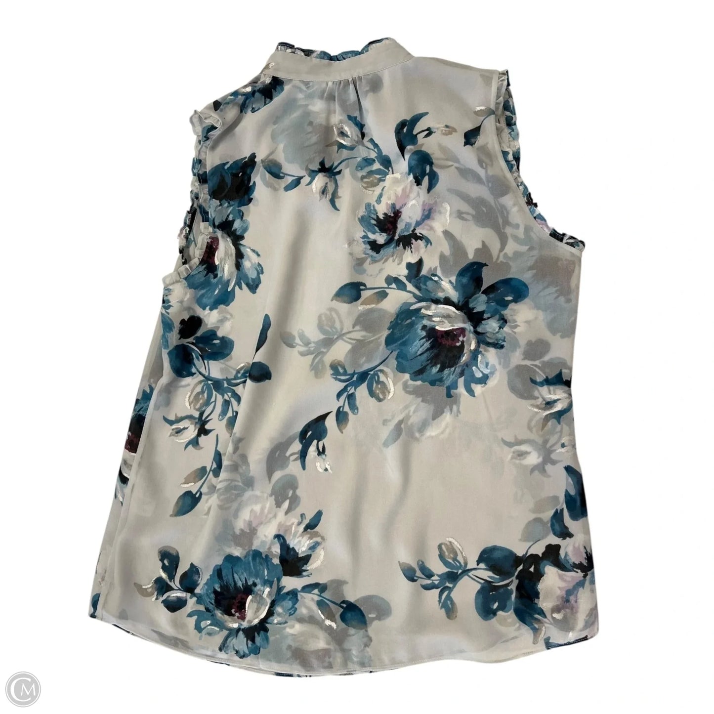 Top Sleeveless By White House Black Market In Floral Print, Size: 10