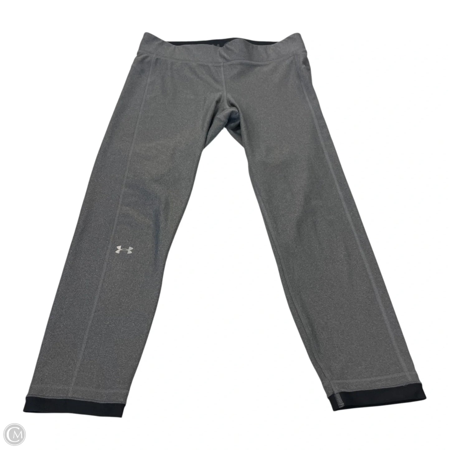 Athletic Capris By Under Armour In Grey, Size: L