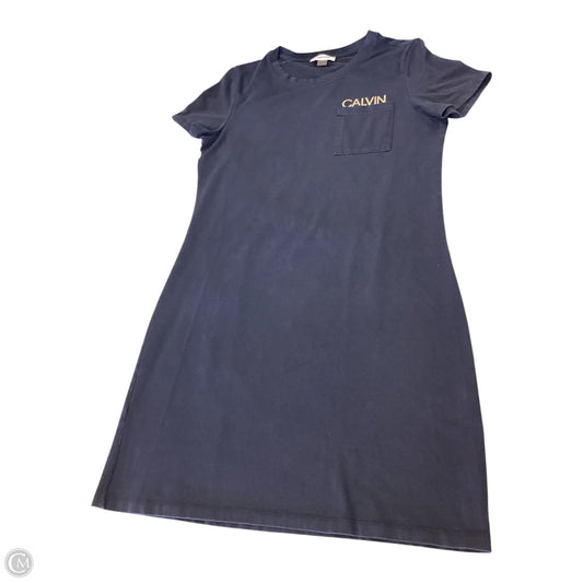 Dress Casual Short By Calvin Klein In Navy, Size: M
