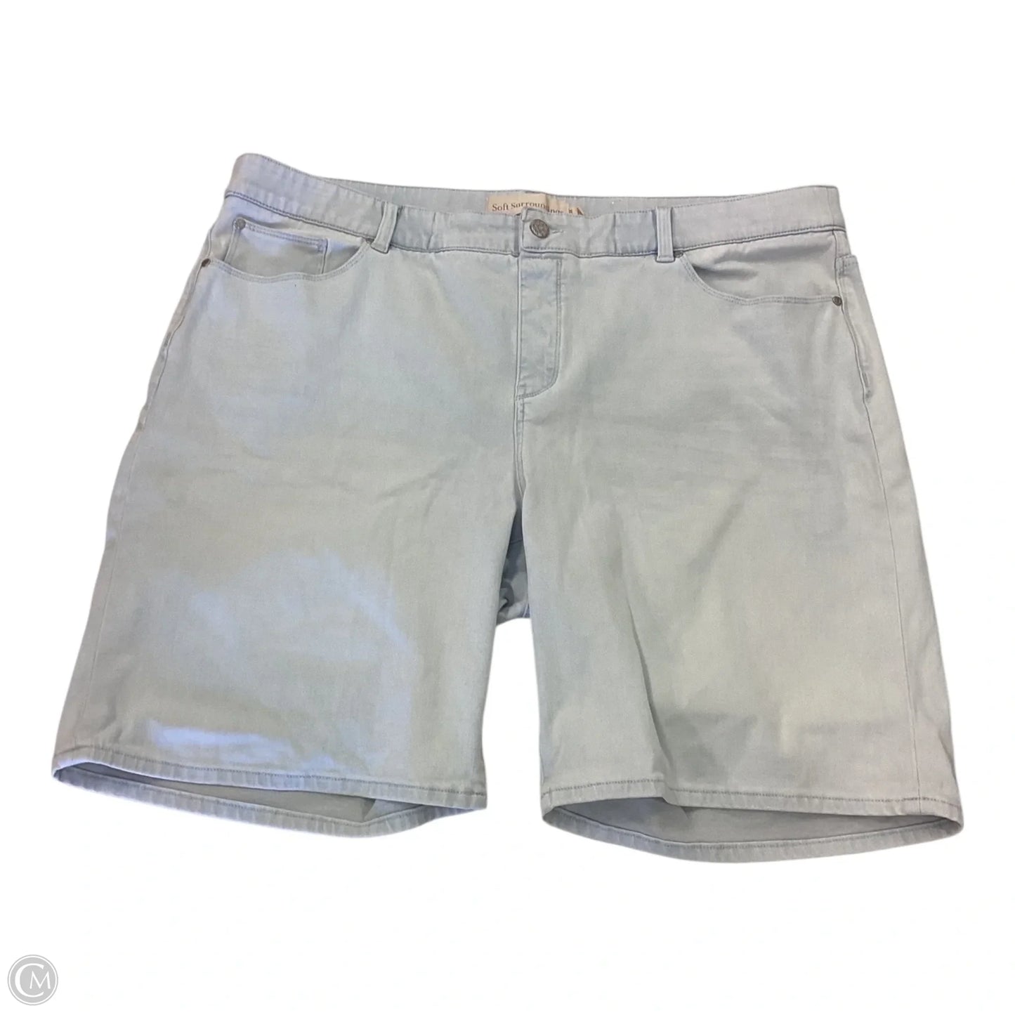 Shorts By Soft Surroundings In Blue Denim, Size: 2x