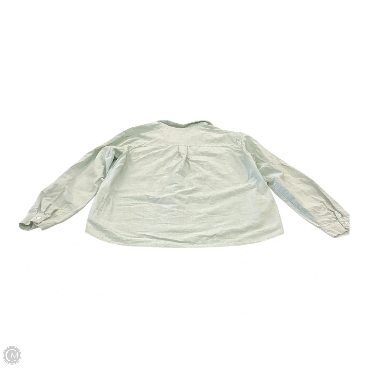 Top Long Sleeve By Clothes Mentor In Green, Size: L
