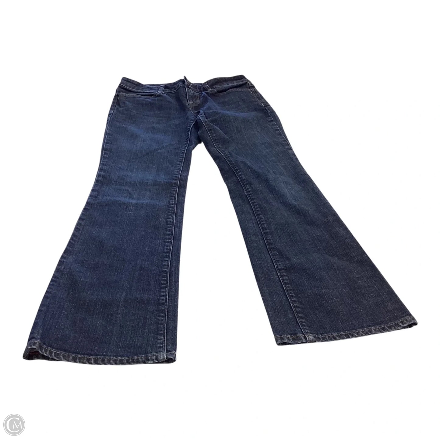 Jeans Straight By Gap In Blue Denim, Size: 4