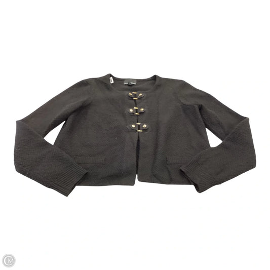 Cardigan By Cynthia Rowley In Black & Gold, Size: L