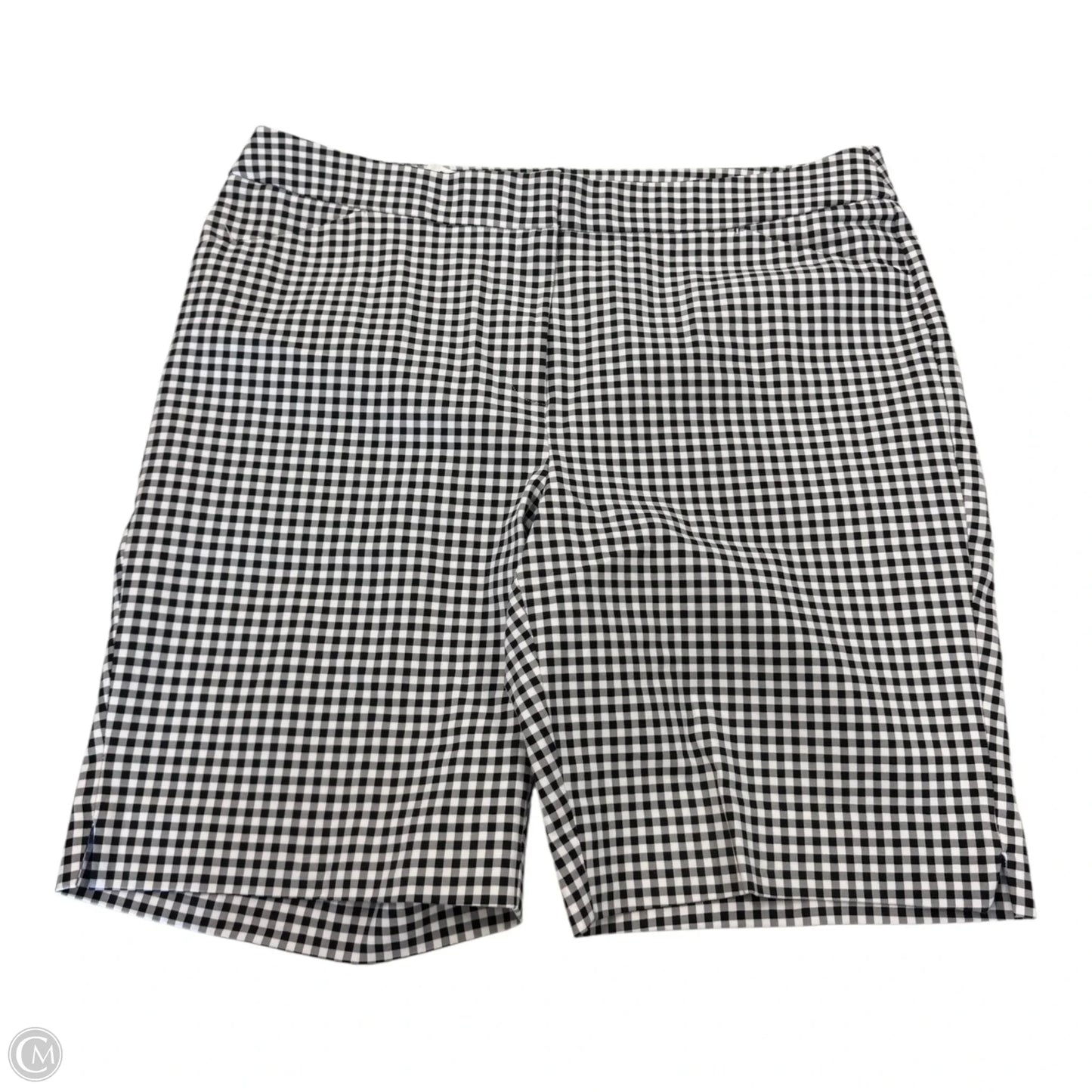 Shorts By Chicos In Plaid Pattern, Size: Xl