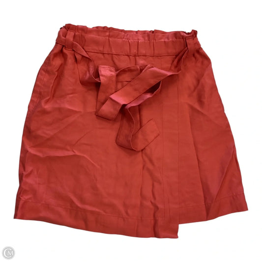 Skirt Mini & Short By Loft In Orange, Size: Xs