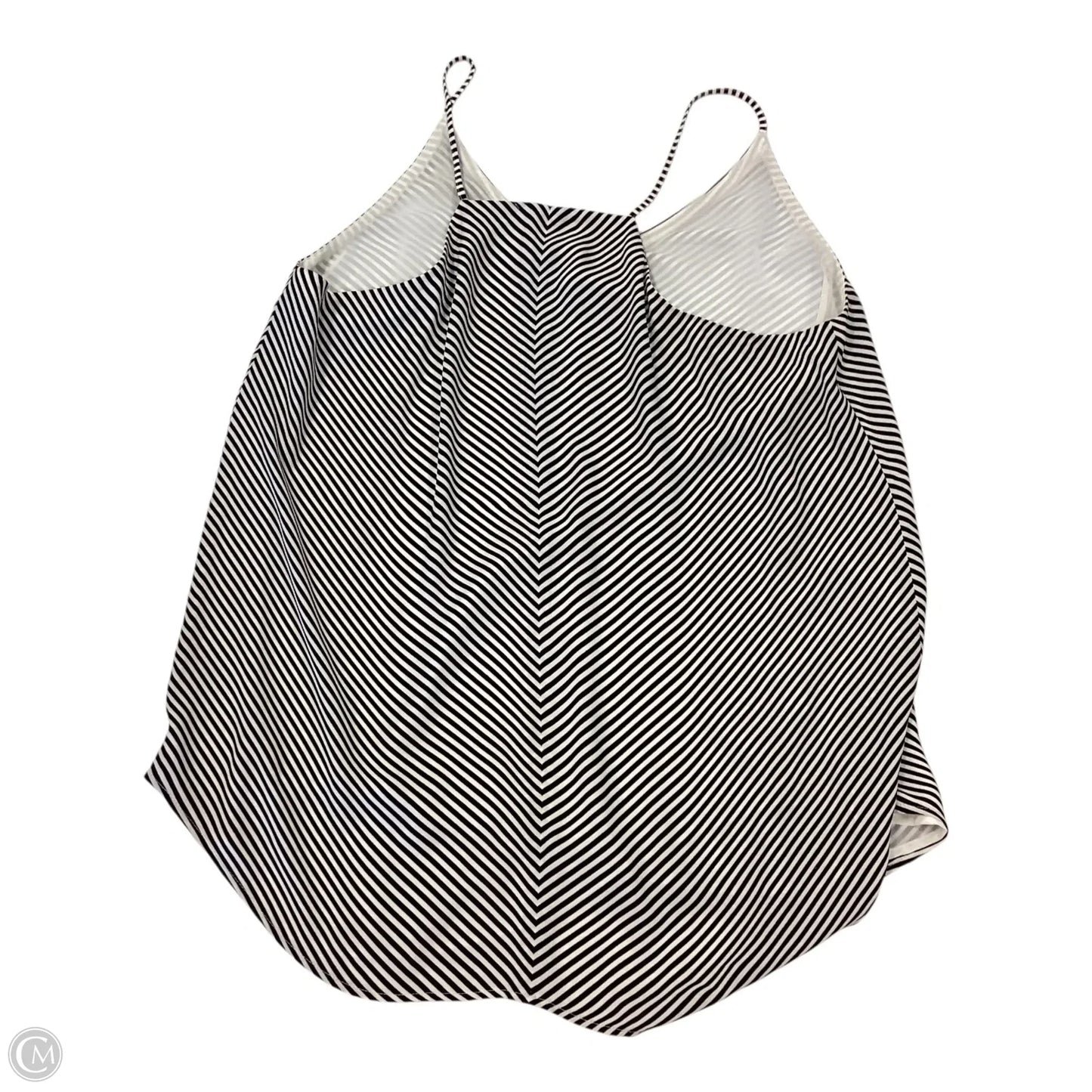 Top Sleeveless By Loft In Striped Pattern, Size: M