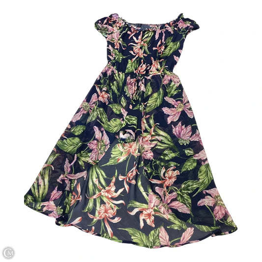 Dress Casual Midi By Bebop In Floral Print, Size: M