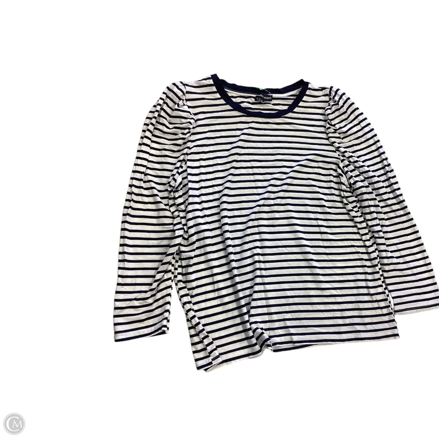 Top Long Sleeve By Clothes Mentor In Striped Pattern, Size: L