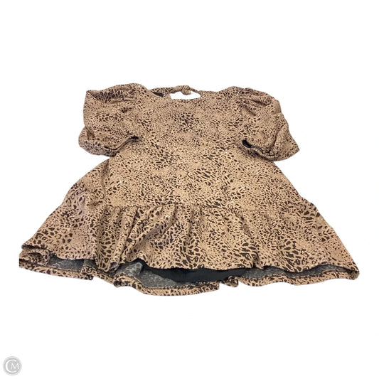 Dress Casual Midi By Maeve In Black & Brown, Size: 20