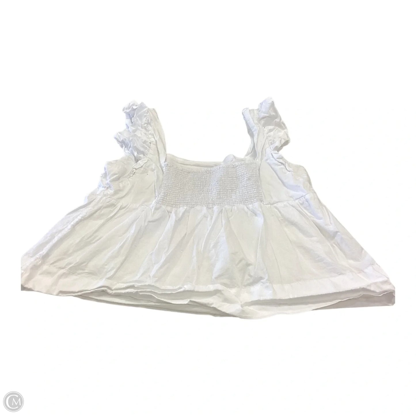 Top Sleeveless Designer By Lilly Pulitzer In White, Size: Xl