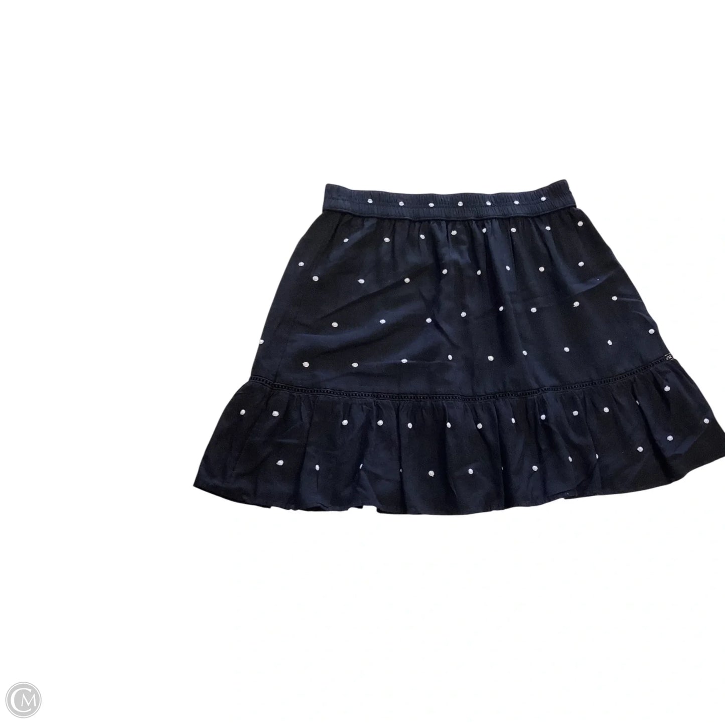 Skirt Mini & Short By Loft In Polkadot Pattern, Size: M