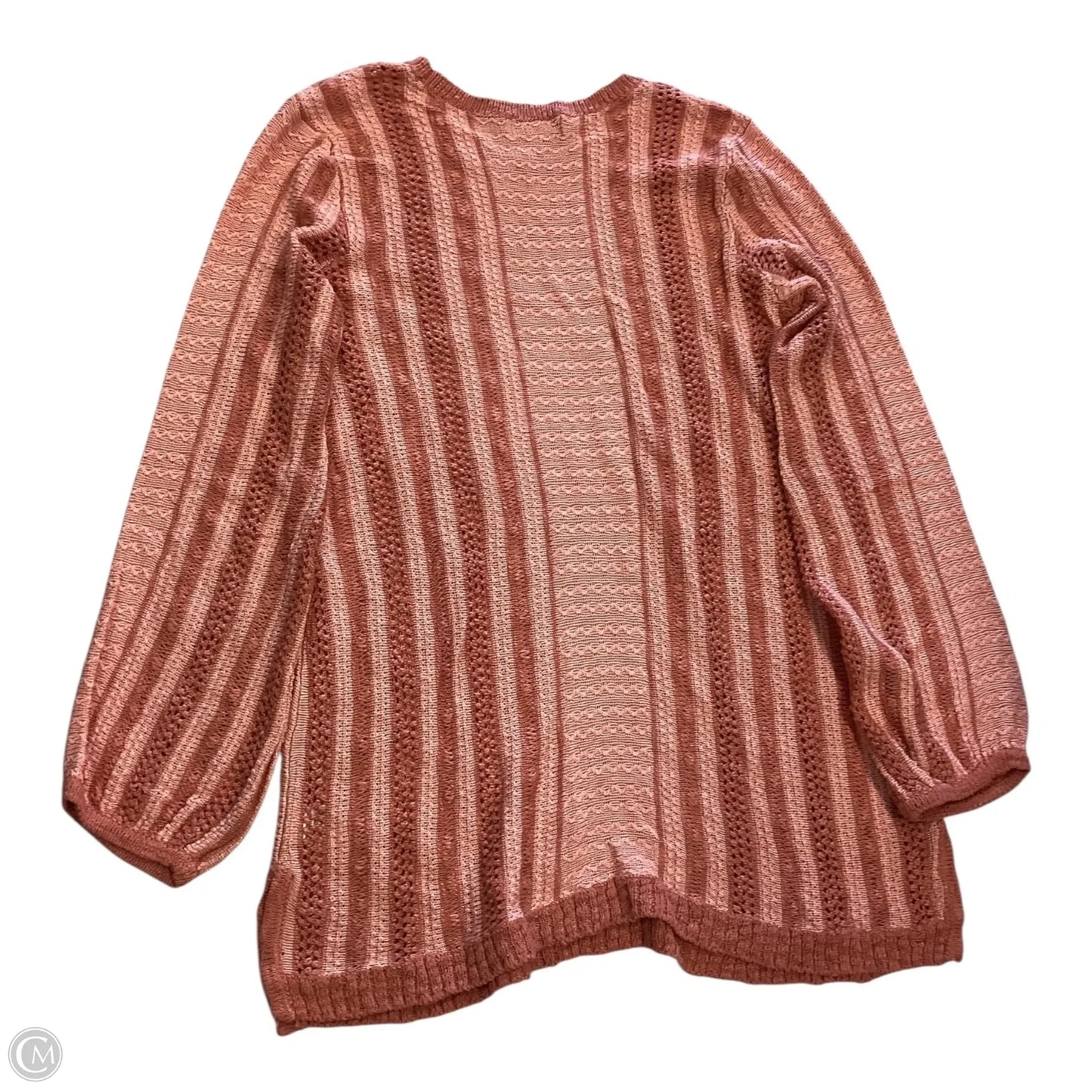 Top Long Sleeve By Clothes Mentor In Coral, Size: S