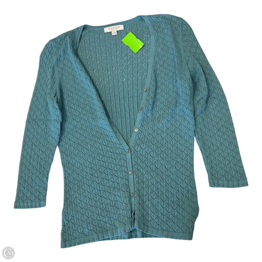 Cardigan By Ann Taylor In Teal, Size: S