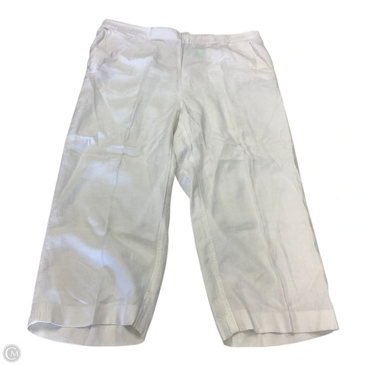 Pants Linen By Chicos In White, Size: Xl