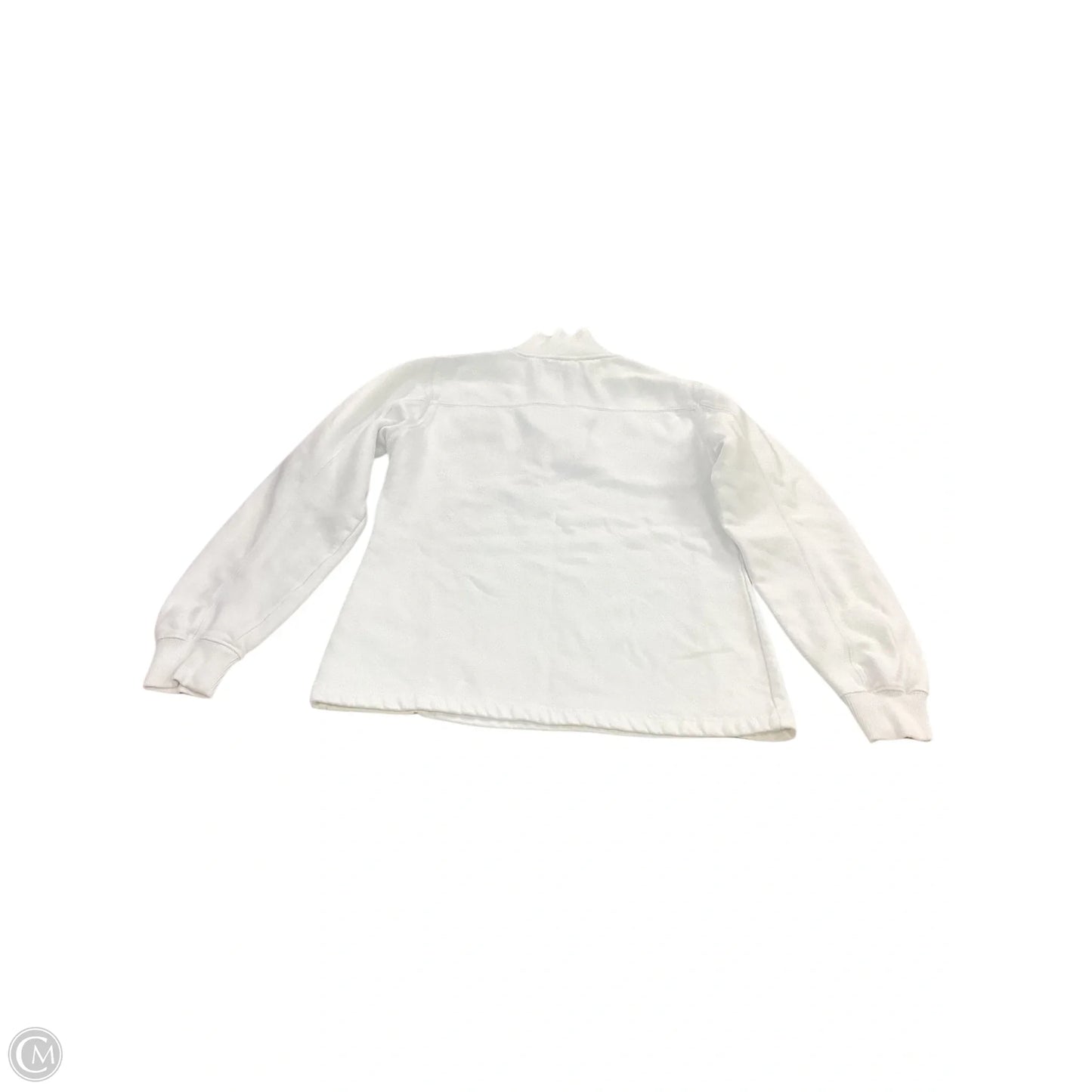 Sweatshirt Collar By Clothes Mentor In Blue & White, Size: S