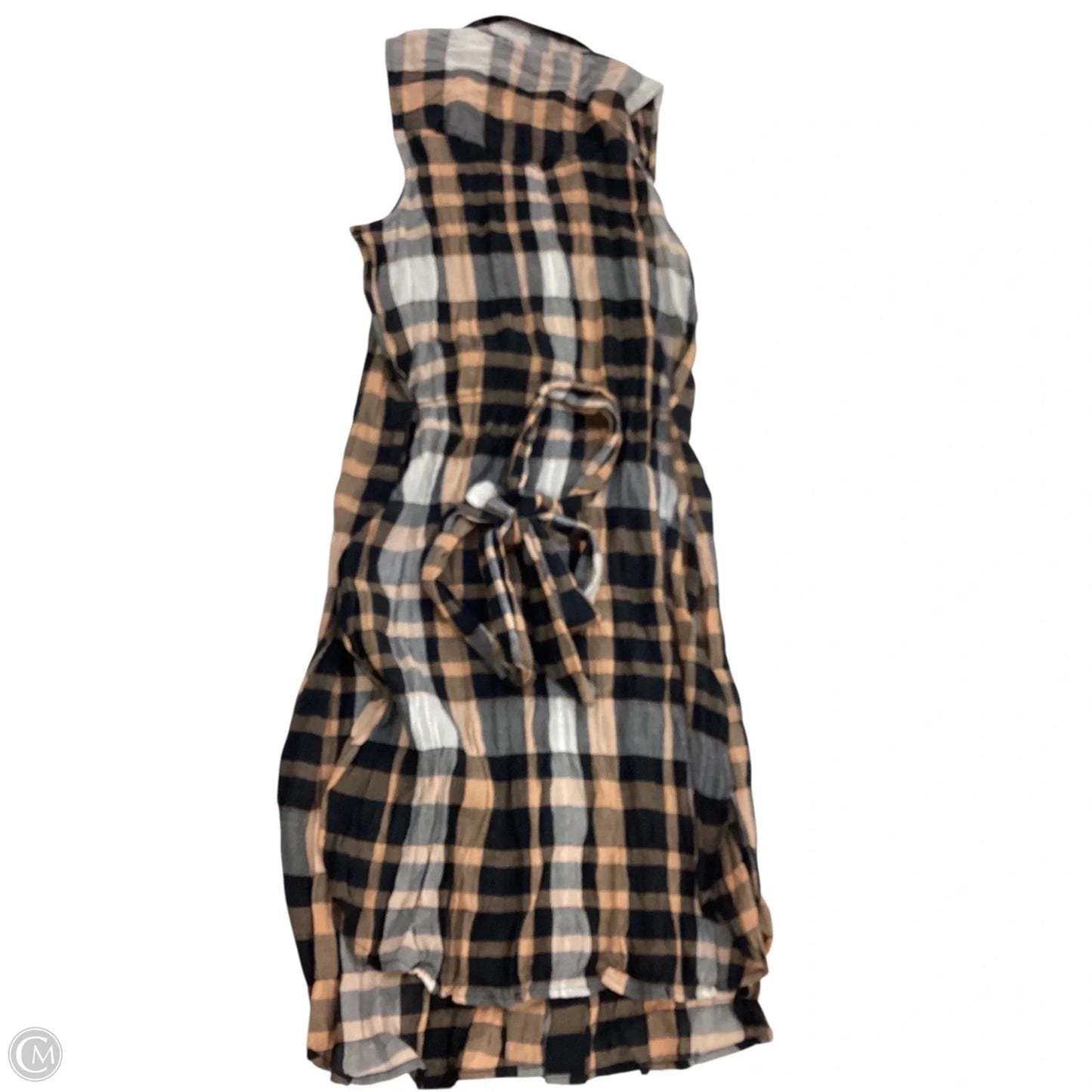 Dress Casual Midi By Anthropologie In Plaid Pattern, Size: 8