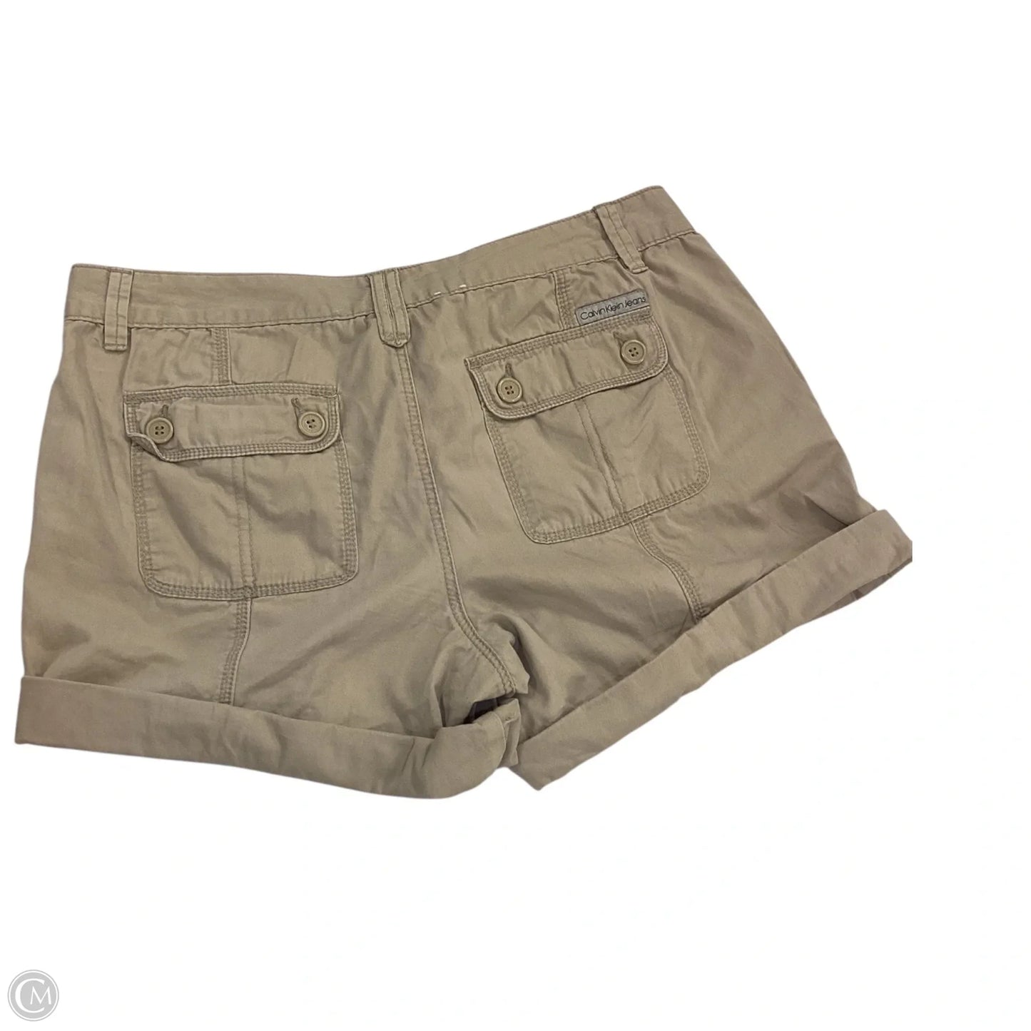 Shorts By Calvin Klein In Beige, Size: 10