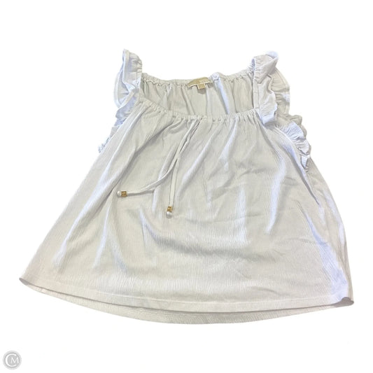 Top Sleeveless By Michael By Michael Kors In White, Size: L