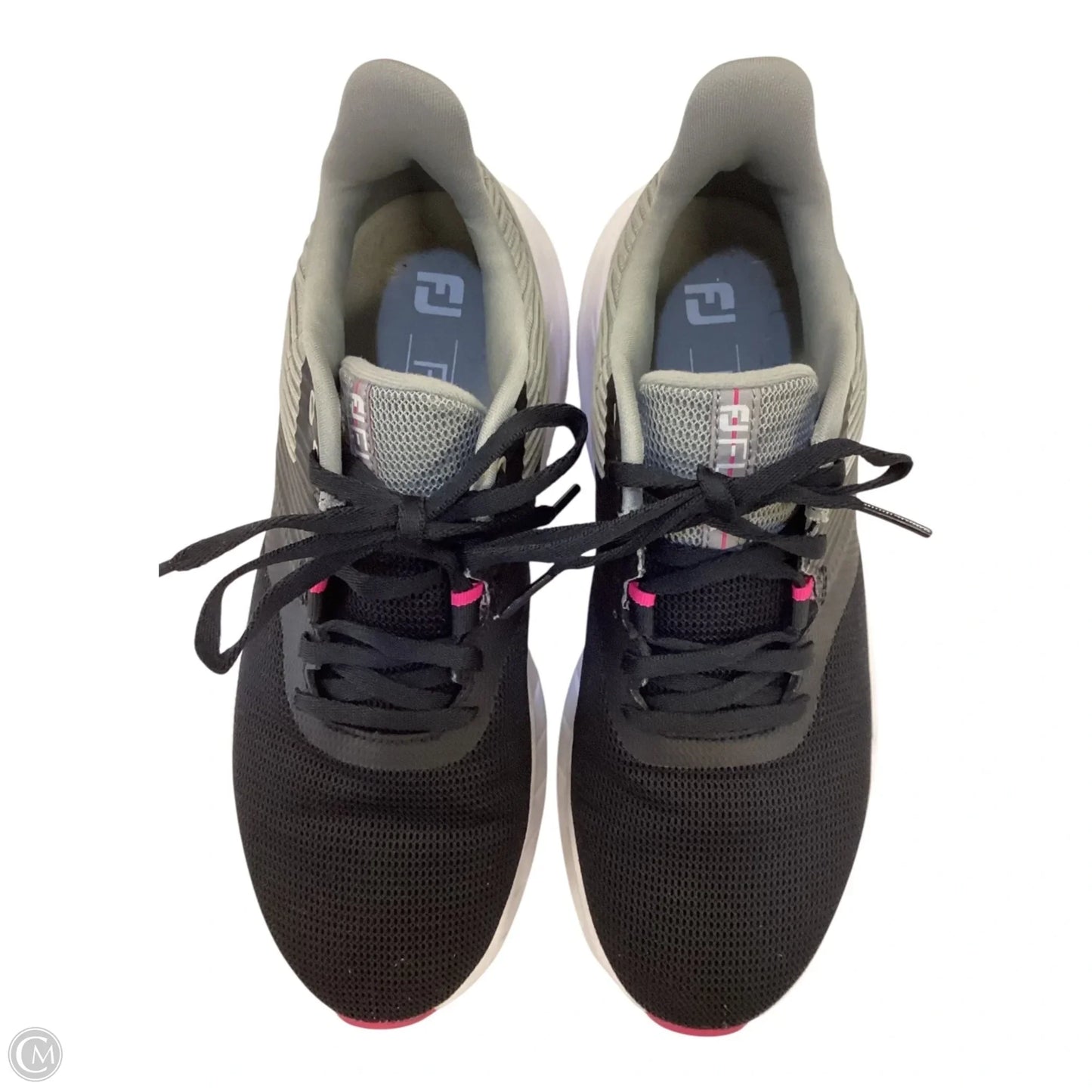 Shoes Athletic By Clothes Mentor In Black & Grey, Size: 7.5