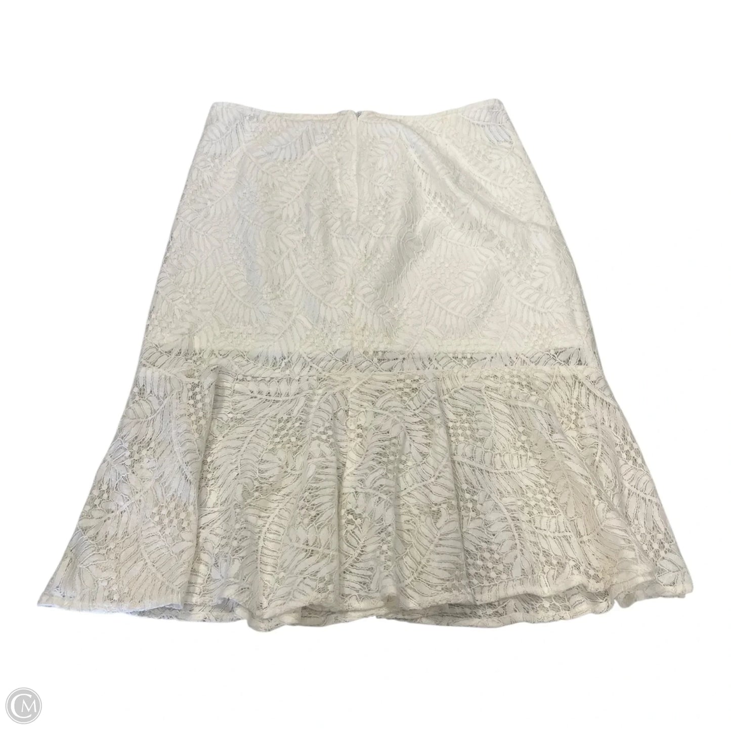 Skirt Midi By Aqua In Cream, Size: L