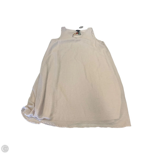 Dress Casual Midi By Clothes Mentor In Beige, Size: M
