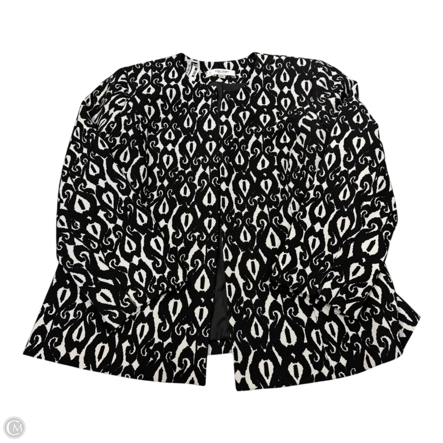 Blazer By Jones Studio In Black & White, Size: 16