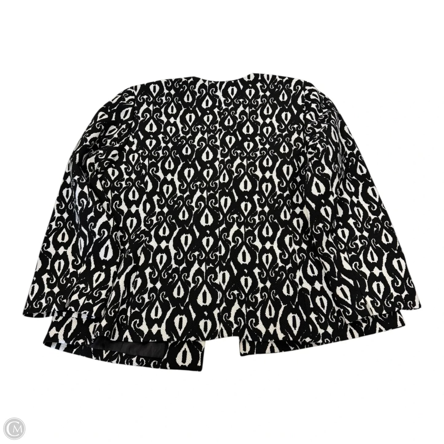 Blazer By Jones Studio In Black & White, Size: 16